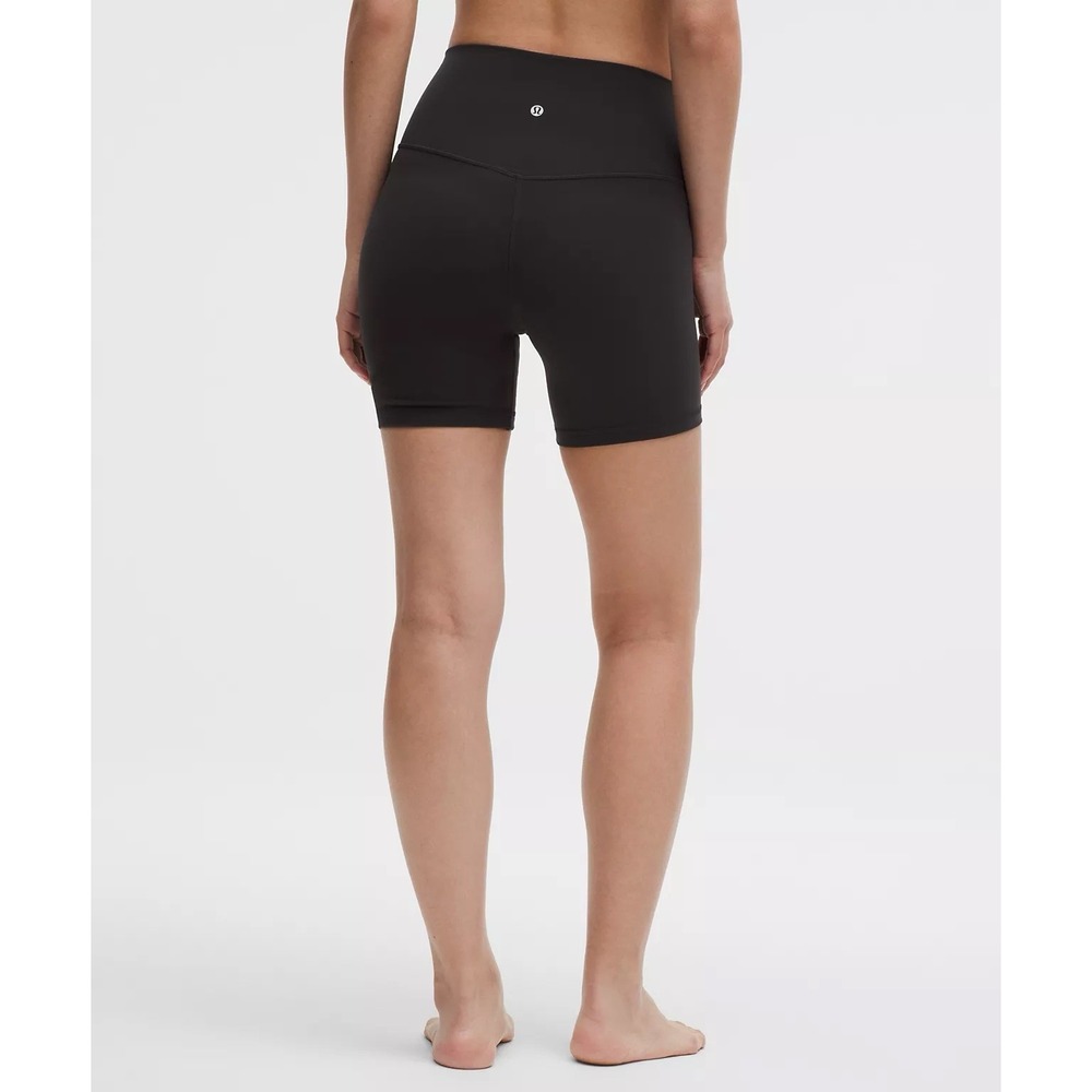 Lululemon Align 8" High-Rise Biker Shorts – Black, Size 2